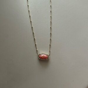 pinkish kendra scott necklace